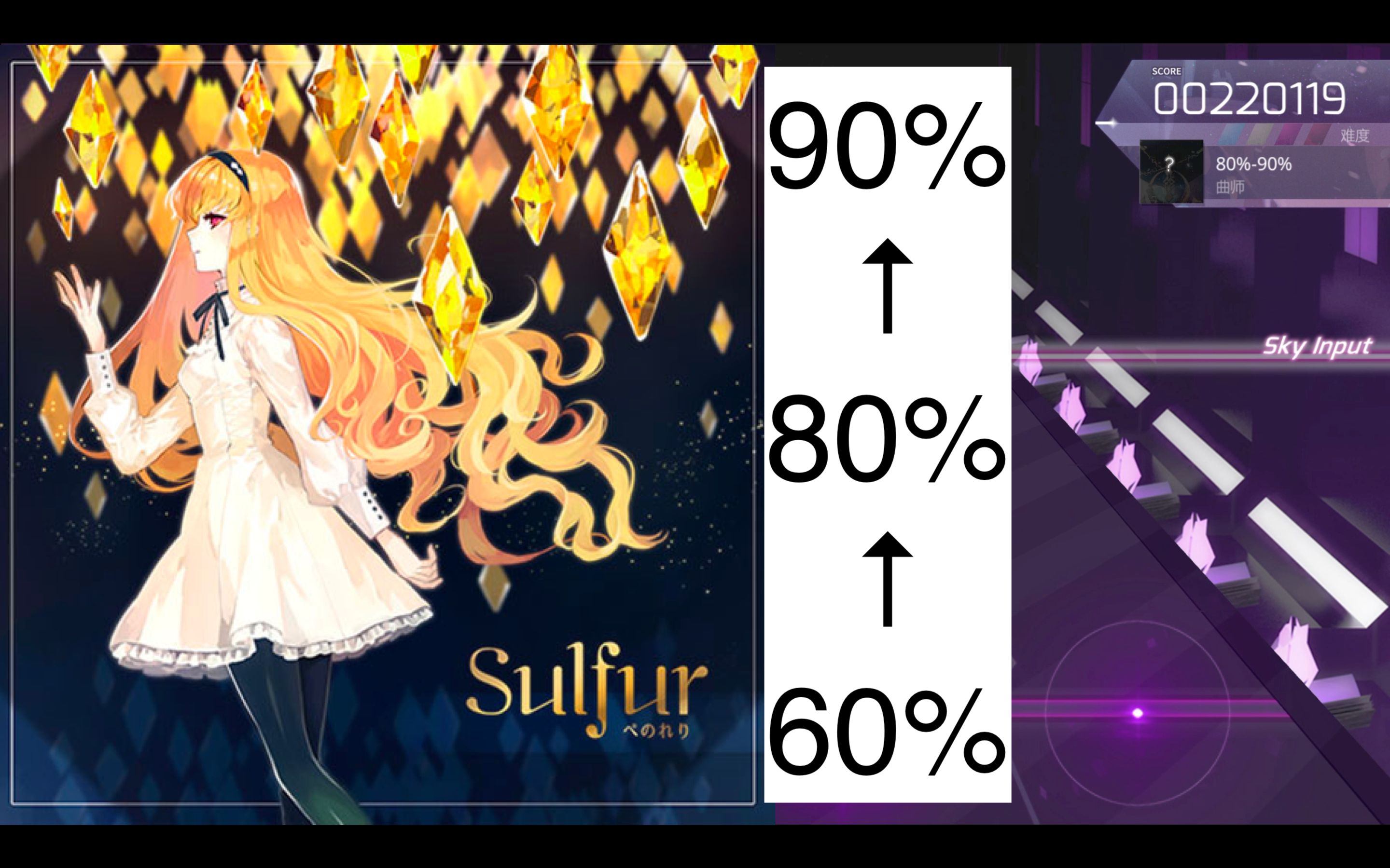 [图]【Arcaea锁屏练习/Sulfur】加速练习