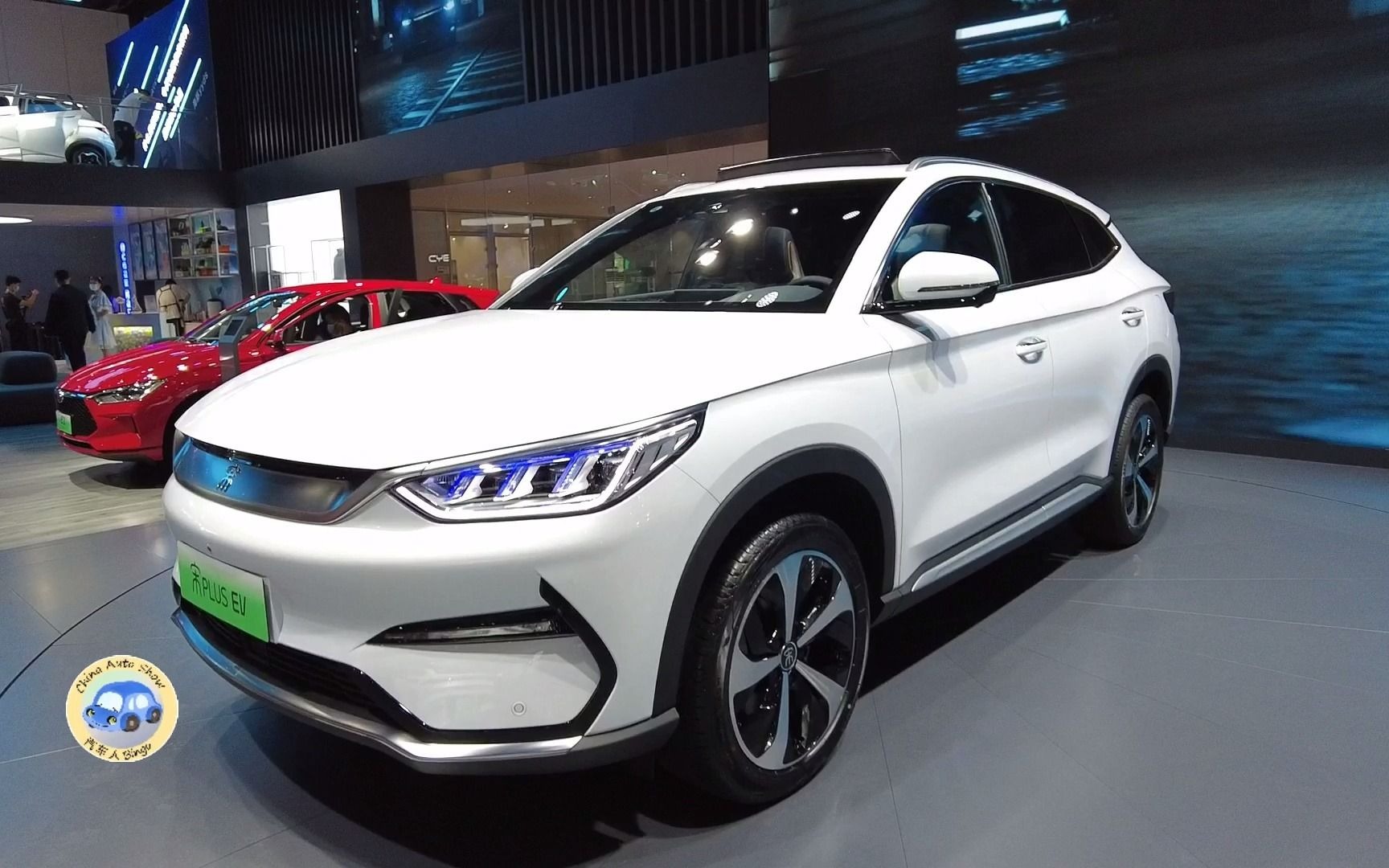 2021款比亚迪宋plus ev实拍,外观内饰静态体验后,买不买看着办