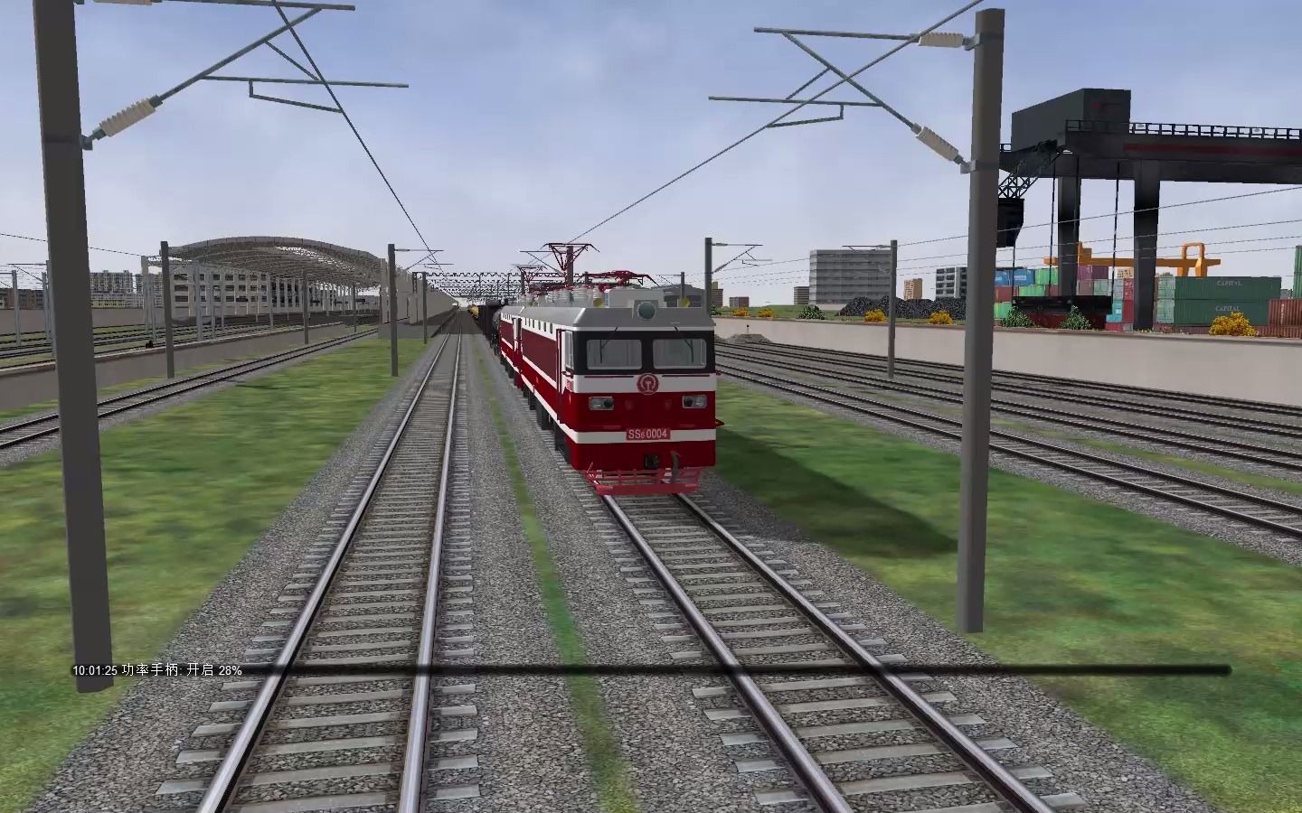 【实况模拟火车】机车ss6.004.编组toos.ss6双机-h.