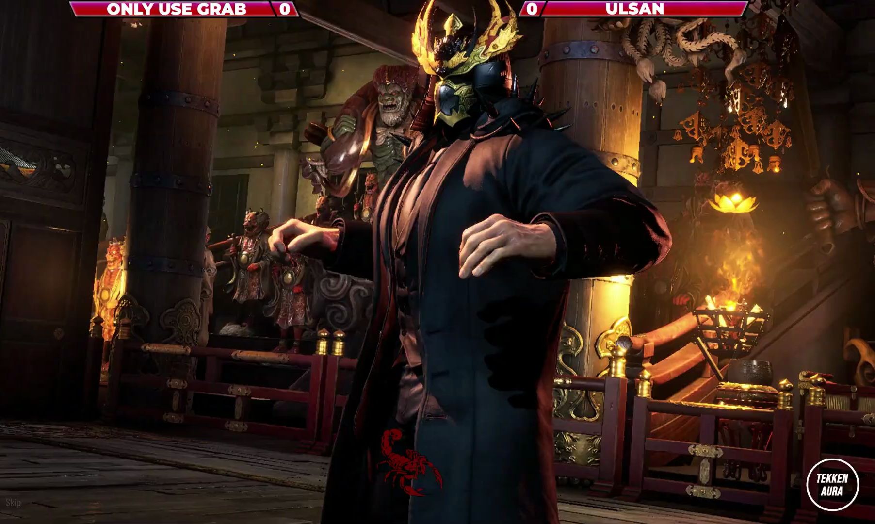 铁拳8 only use grab(豹王) vs ulsan(丽奈)(24.05.26)