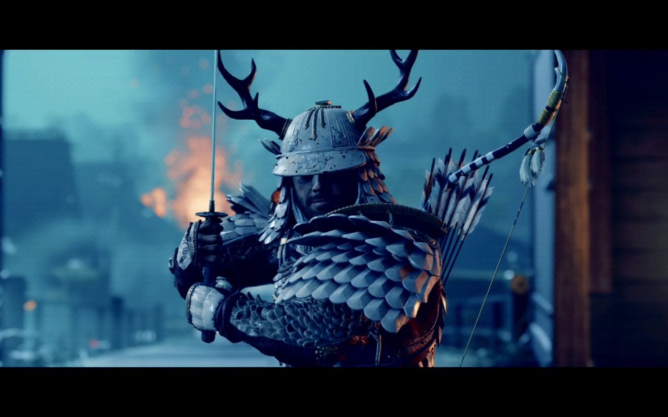 对马岛上租来的战鬼架势