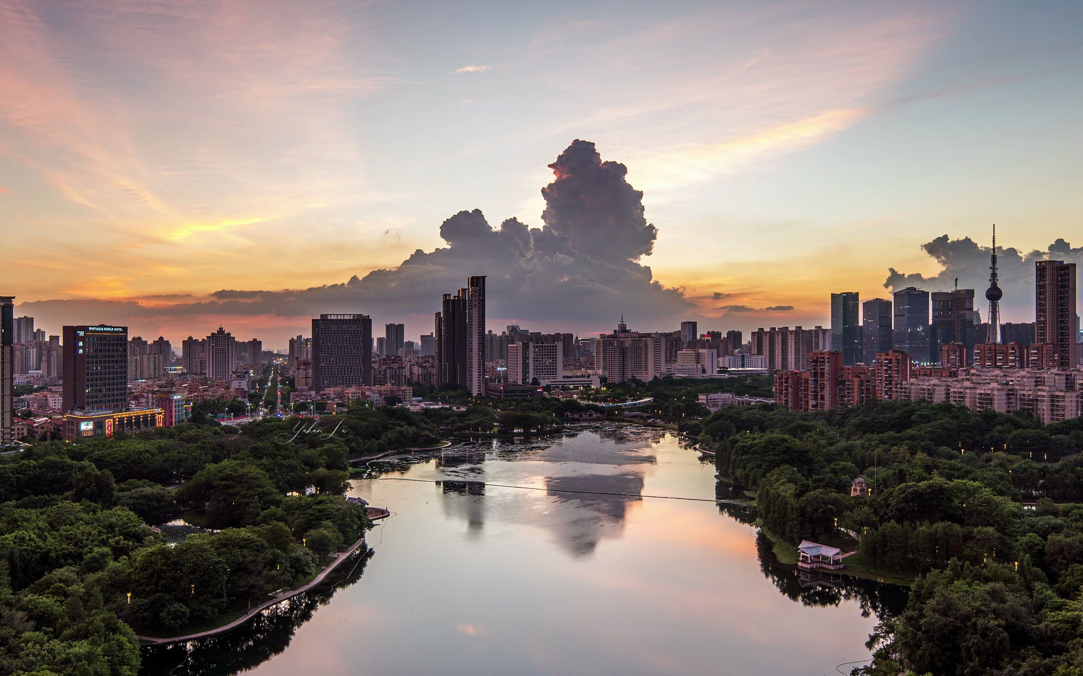 佛山亚艺公园风景图片