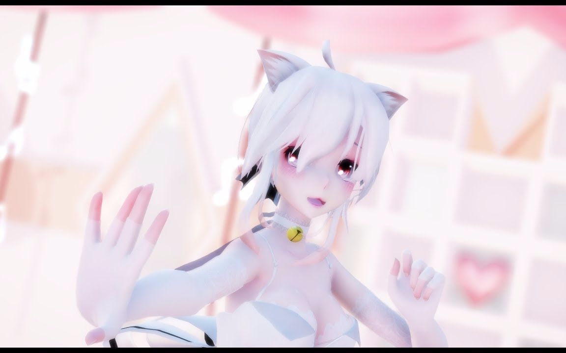 【MMD】君色に染まる 2F Kimiiro Ni Somaru【TDA Haku Bridal】哔哩哔哩bilibili