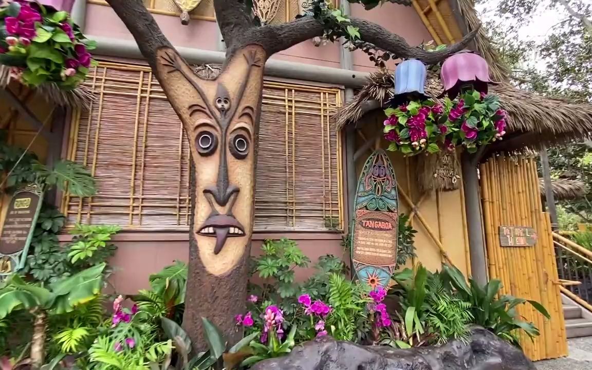 [图]【搬运】迪士尼经典项目-《魔法提基神殿》（Enchanted Tiki Room）第一视角pov 合集