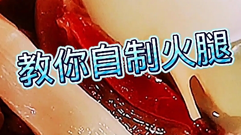 教你自制家庭版火腿,好吃不贵,人人战学会哔哩哔哩bilibili