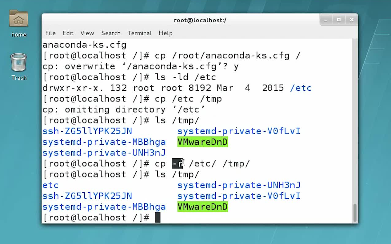 Linux如何复制文件?Linux常用命令cp演示
