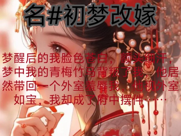 名《初梦改嫁》#一口气看完#看完不后悔#古言#有意思哔哩哔哩bilibili