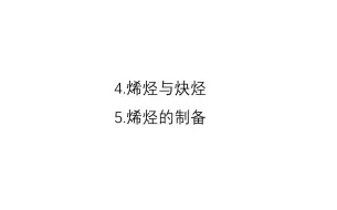 4.烯烃与炔烃--5.烯烃的制备