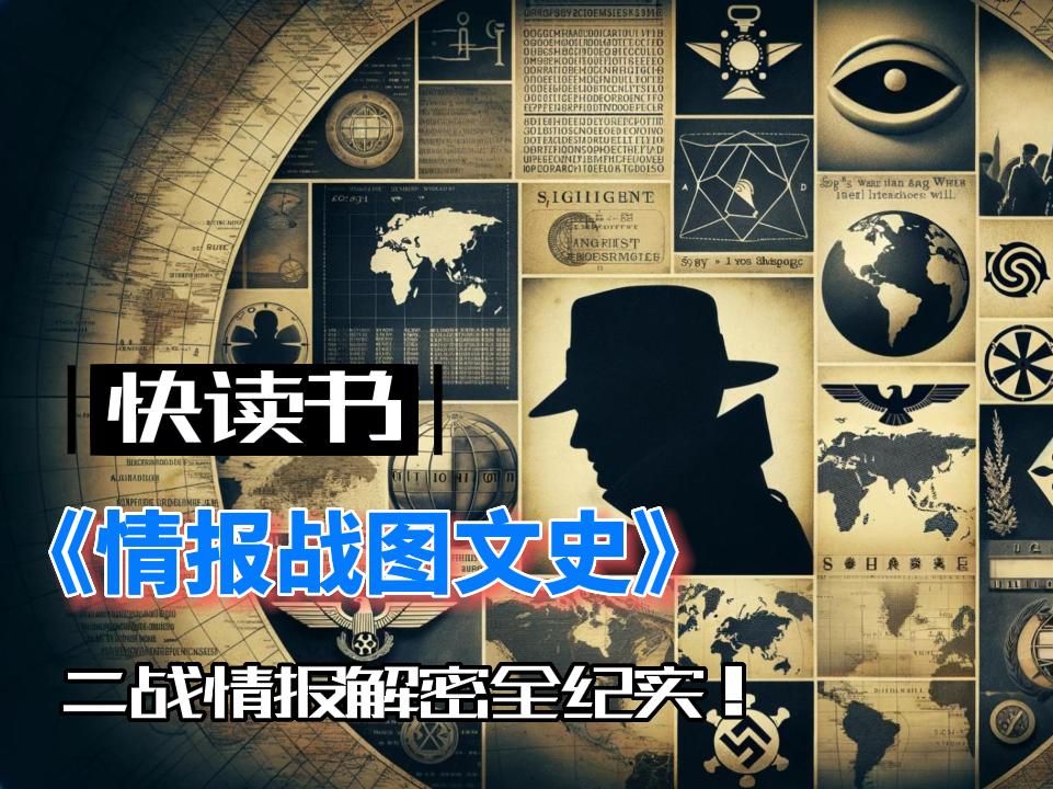 [图]揭秘《情报战图文史》：二战情报解密全纪实！探秘密码破译、欺骗行动和原子弹竞赛的背后故事！