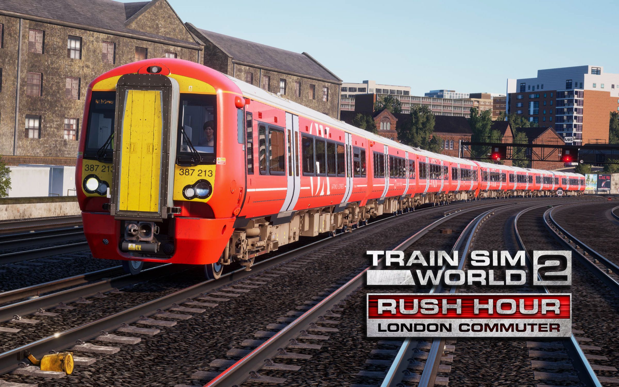 tsw2伦敦通勤线帮同事编组一辆高峰列车后驾驶387前往盖特威克机场