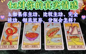 Download Video: 【陶大宝】ta当下对你的情感＆如果你很主动、稍微主动点、完全被动、把ta删了，ta对你的感情以及你们的关系会有怎样的变化？