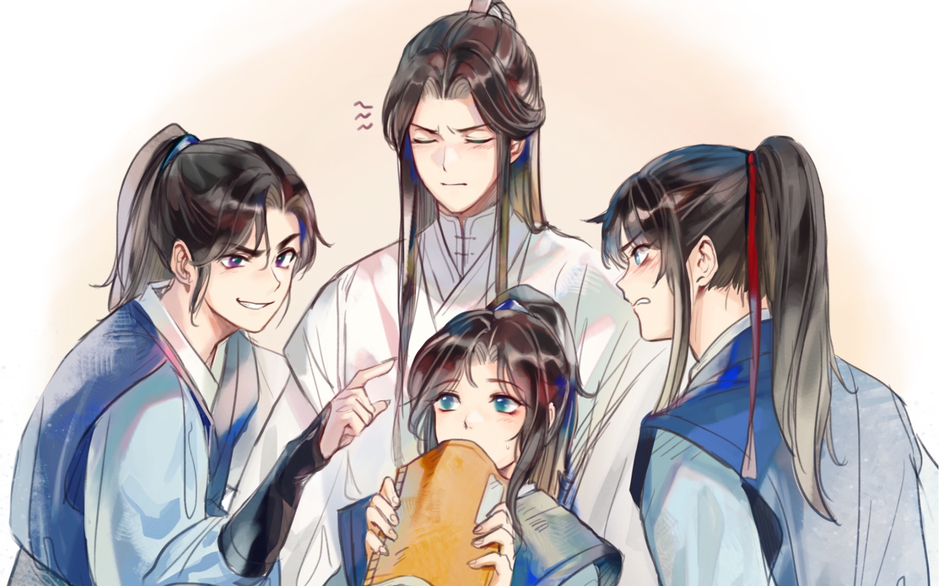 【二哈和他的白猫师尊】晚宁做豆腐.三个徒弟无一幸免.