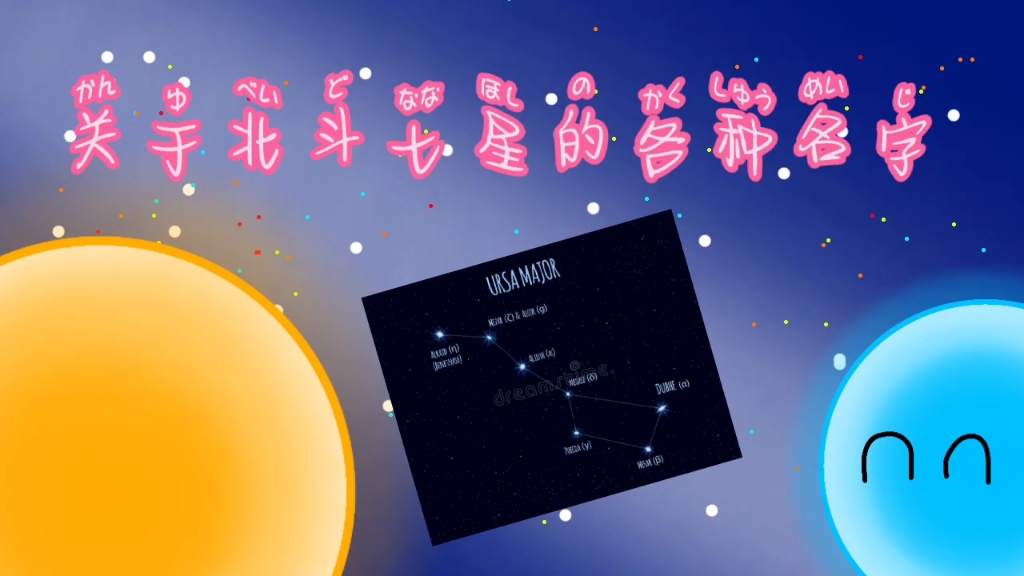 盘点北斗七星的各种名字哔哩哔哩bilibili