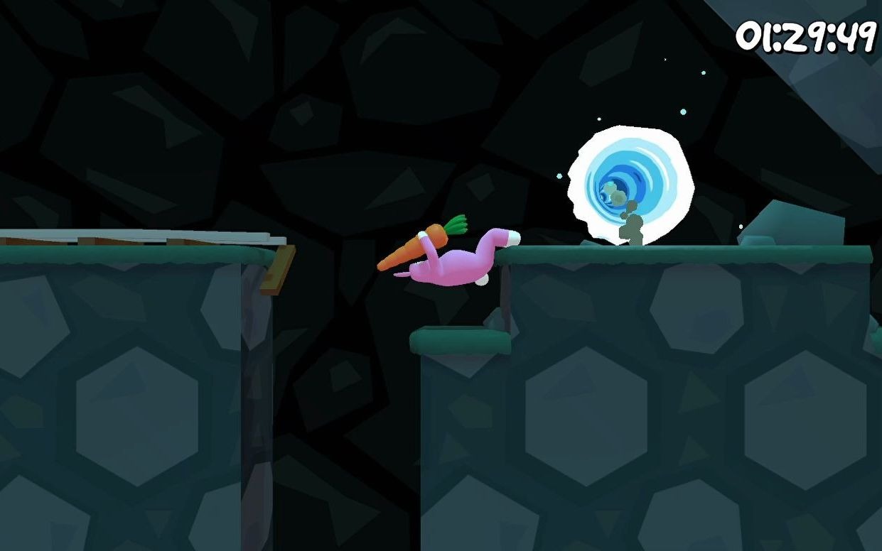 superbunnyman矿山第一关胡萝卜通关