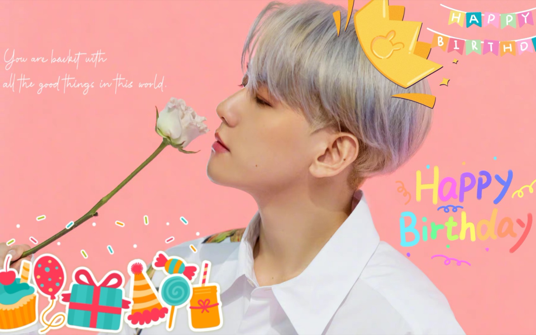 边伯贤happybaekhyunday是让人怦然心动的存在啊