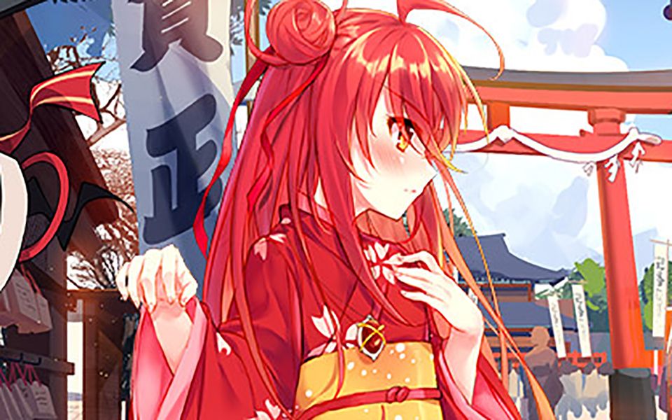 活动作品和服夏娜新人物人物演示