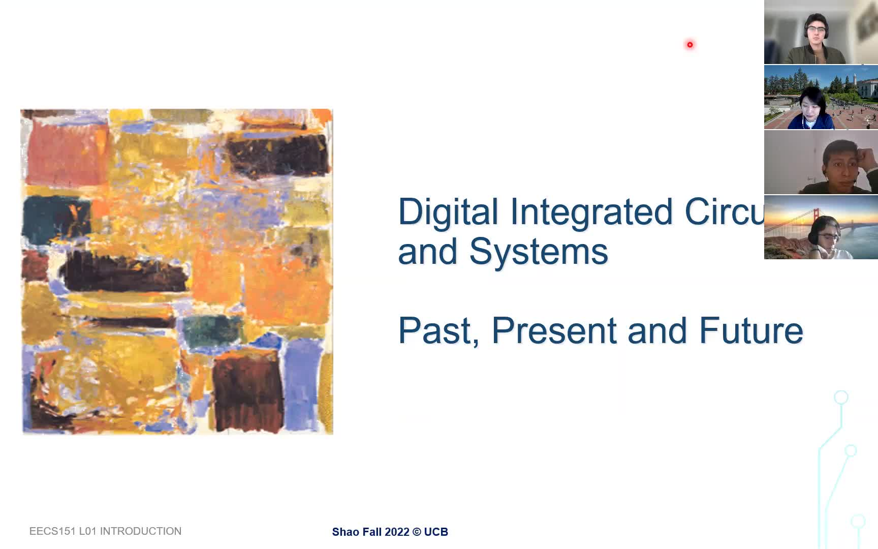 EECS 151/251A,Spring 2022,Introduction to Digital Deisgn and Integrated Circuits哔哩哔哩bilibili