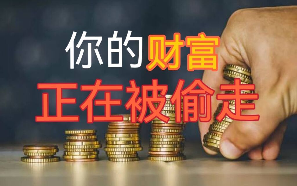 [图]通胀给财富带来的损失，财富转移，通货与货币，《货币背后的秘密》