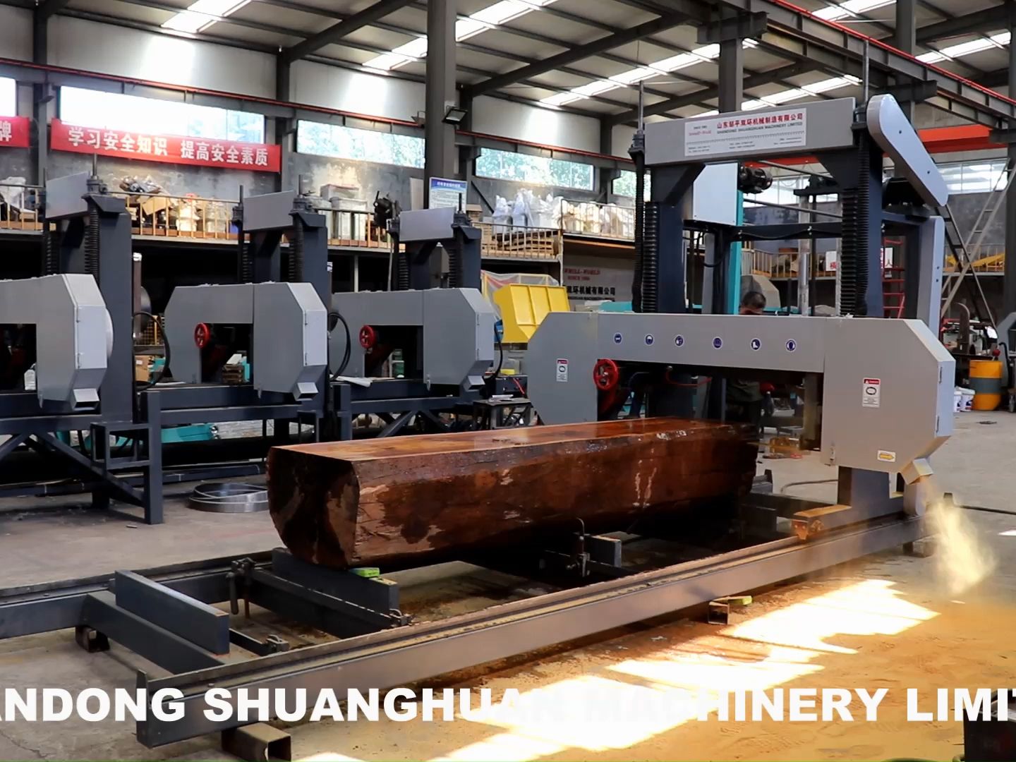 带锯机木工推台锯卧式龙门锯全自动数控圆木开料机板锯移动锯木机