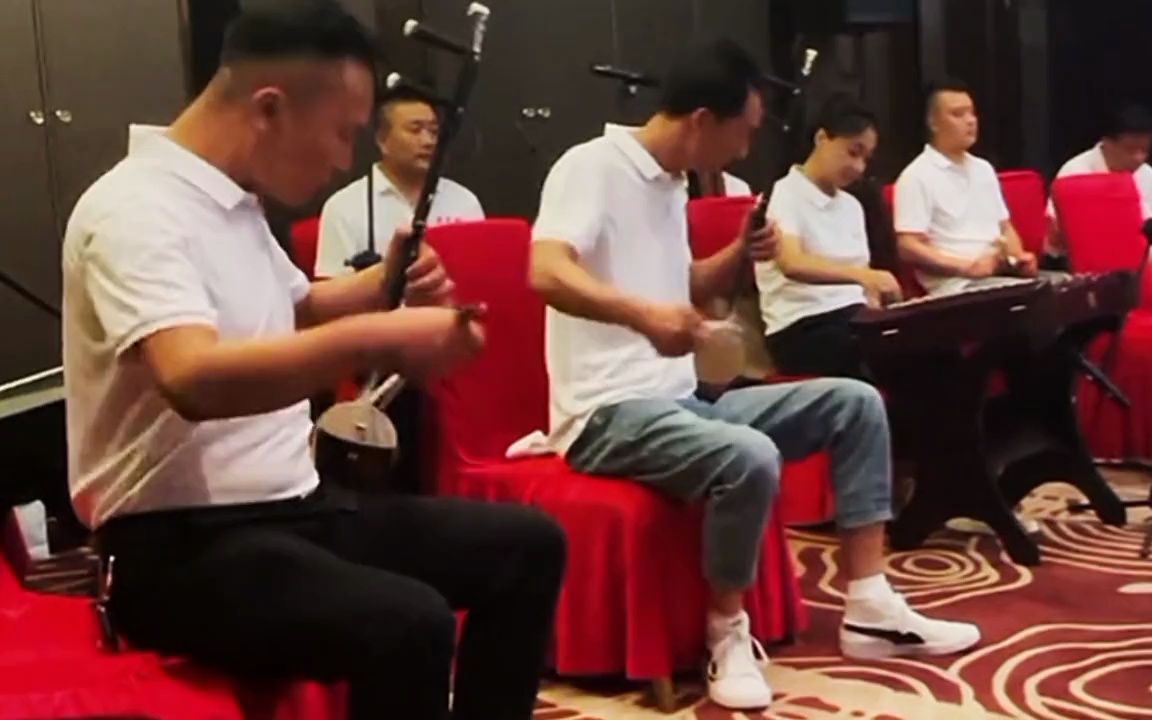 [图]秦腔乐队演奏牌子曲秦腔板胡音乐系列民乐合奏