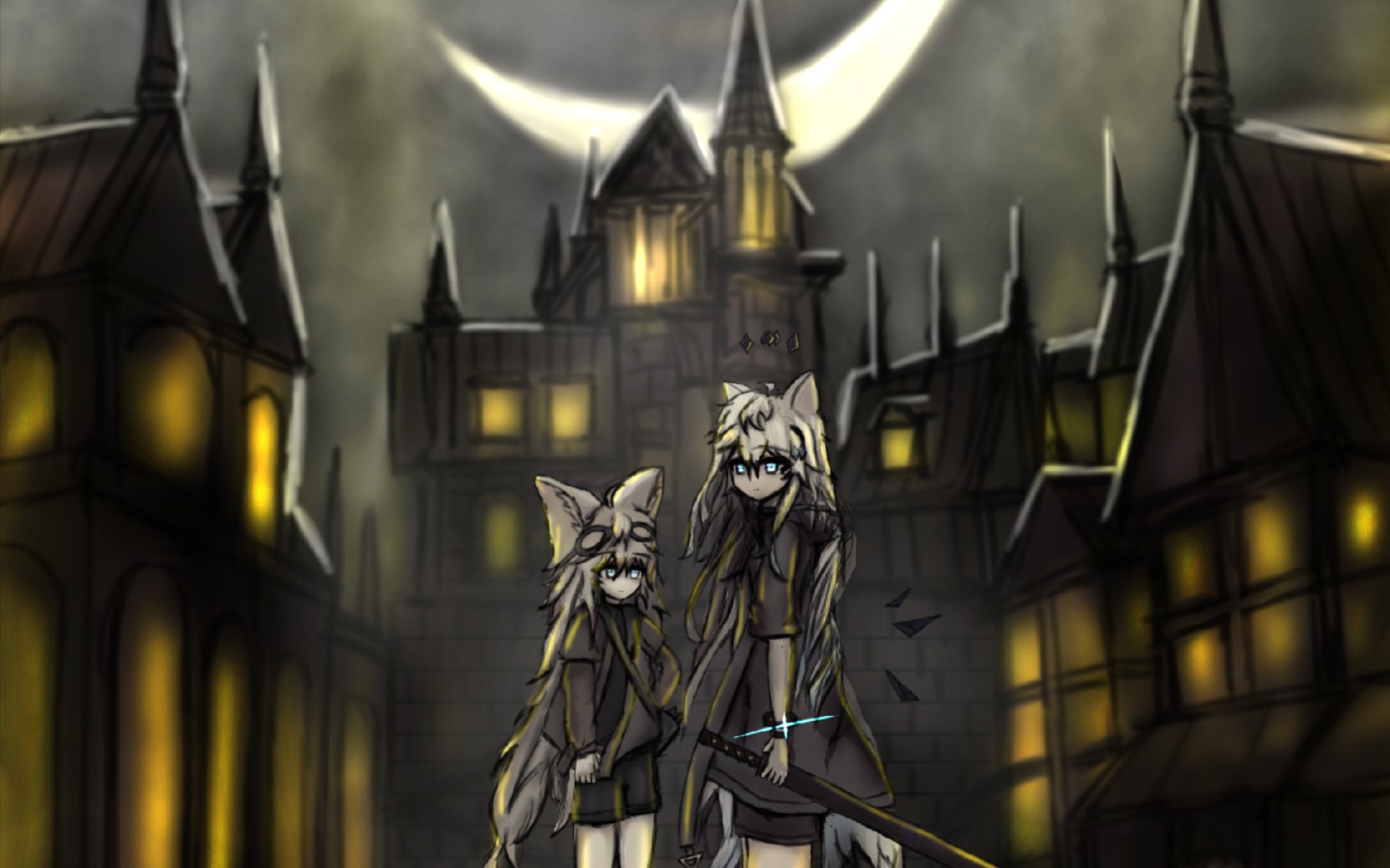 【明日方舟】绘画过程--莱塔尼亚行纪_哔哩哔哩_bilibili