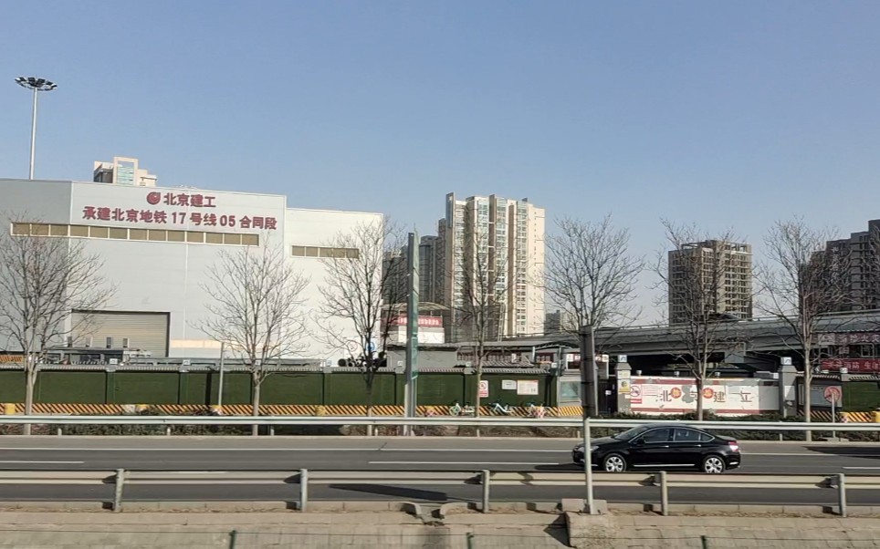 活动作品北京地铁最长区间除机场线13号线望京西至北苑侧面展望