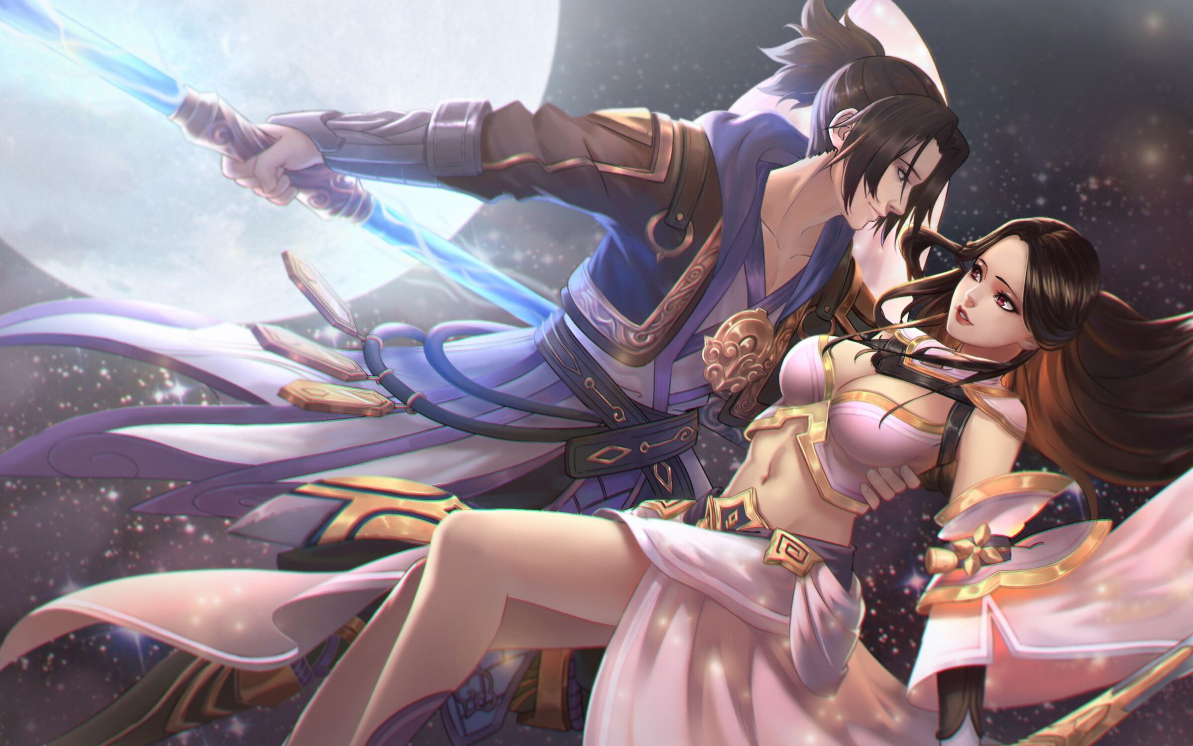 王者荣耀露娜王者局前期浪,后期飞逆风翻盘