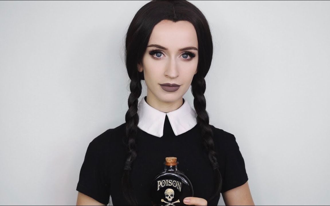 kaylahagey长大后的wednesdayaddams妆容教程78亚当斯一家