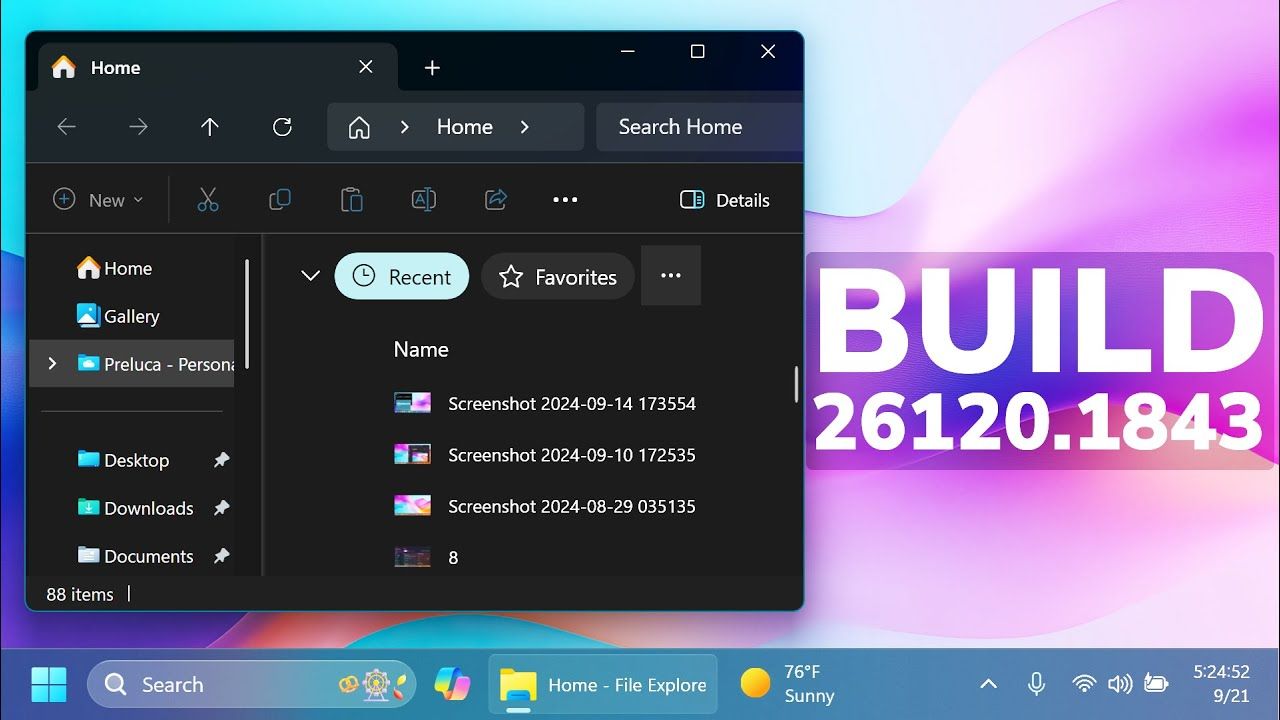 【重大升级】微软宣布推出 Windows 11 24H2 最新版 Build 26120.1843(Dev)系统更新:引入 Windows 沙盒客户端预览!哔哩哔哩bilibili