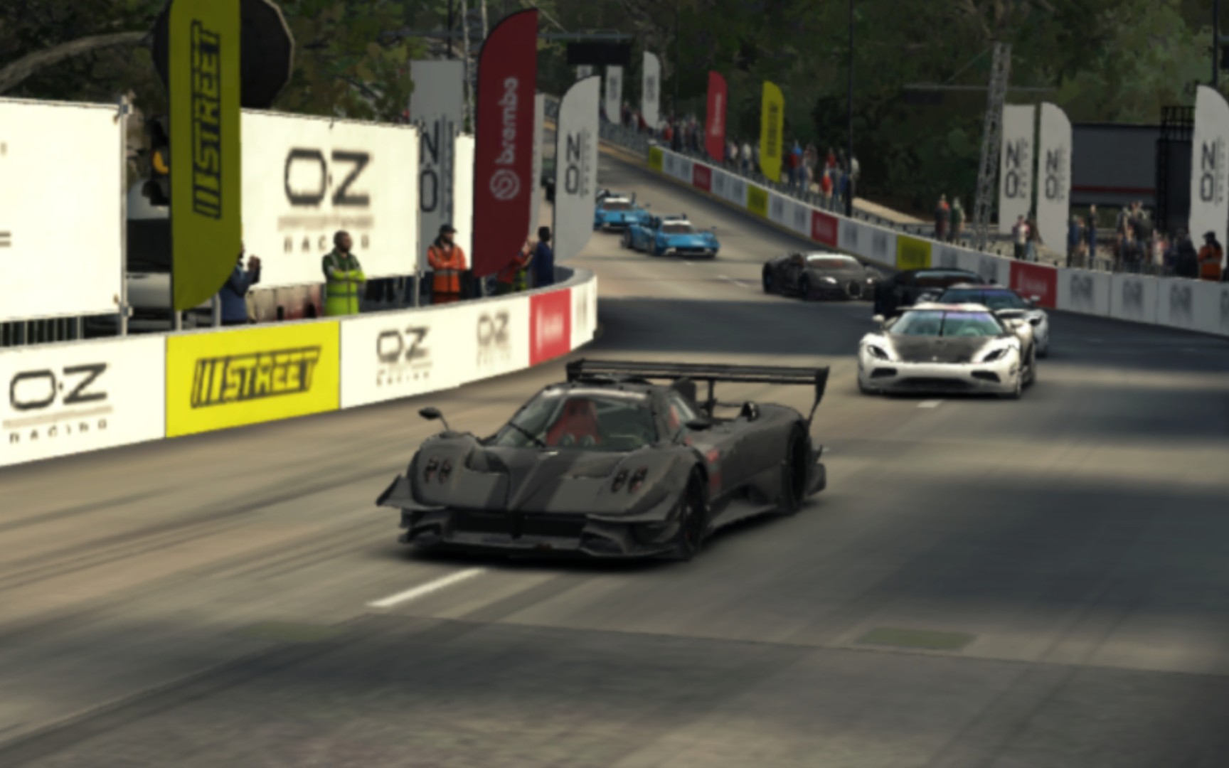 [grid autosport]帕加尼zonda revolucion 香港//山頂道下坡賽道 個人