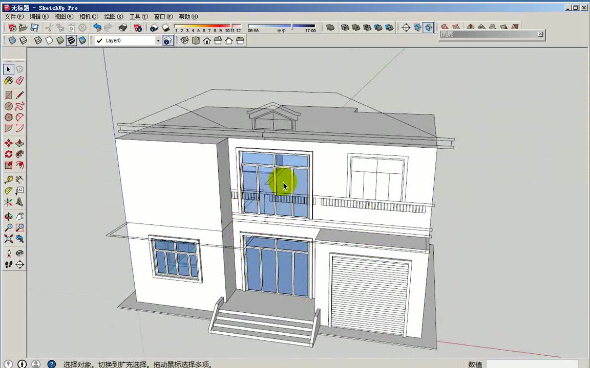 [图][SketchUp 2016草图大师从入门到精通(第2版)][李波等] 第十章 别墅建筑效果图的制作