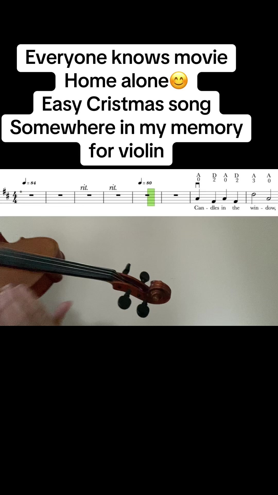 #homealone #somewhereinmymemory #christmasviolin #violinlesson #violinlessons #v哔哩哔哩bilibili