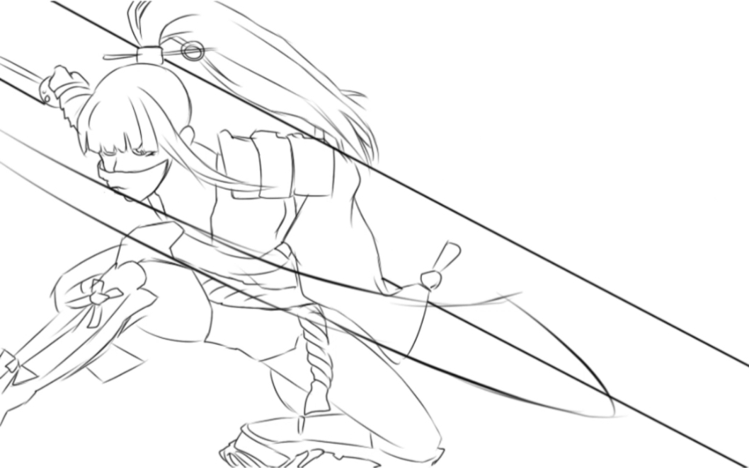 鬼附·拔刀!【板绘小小动画】