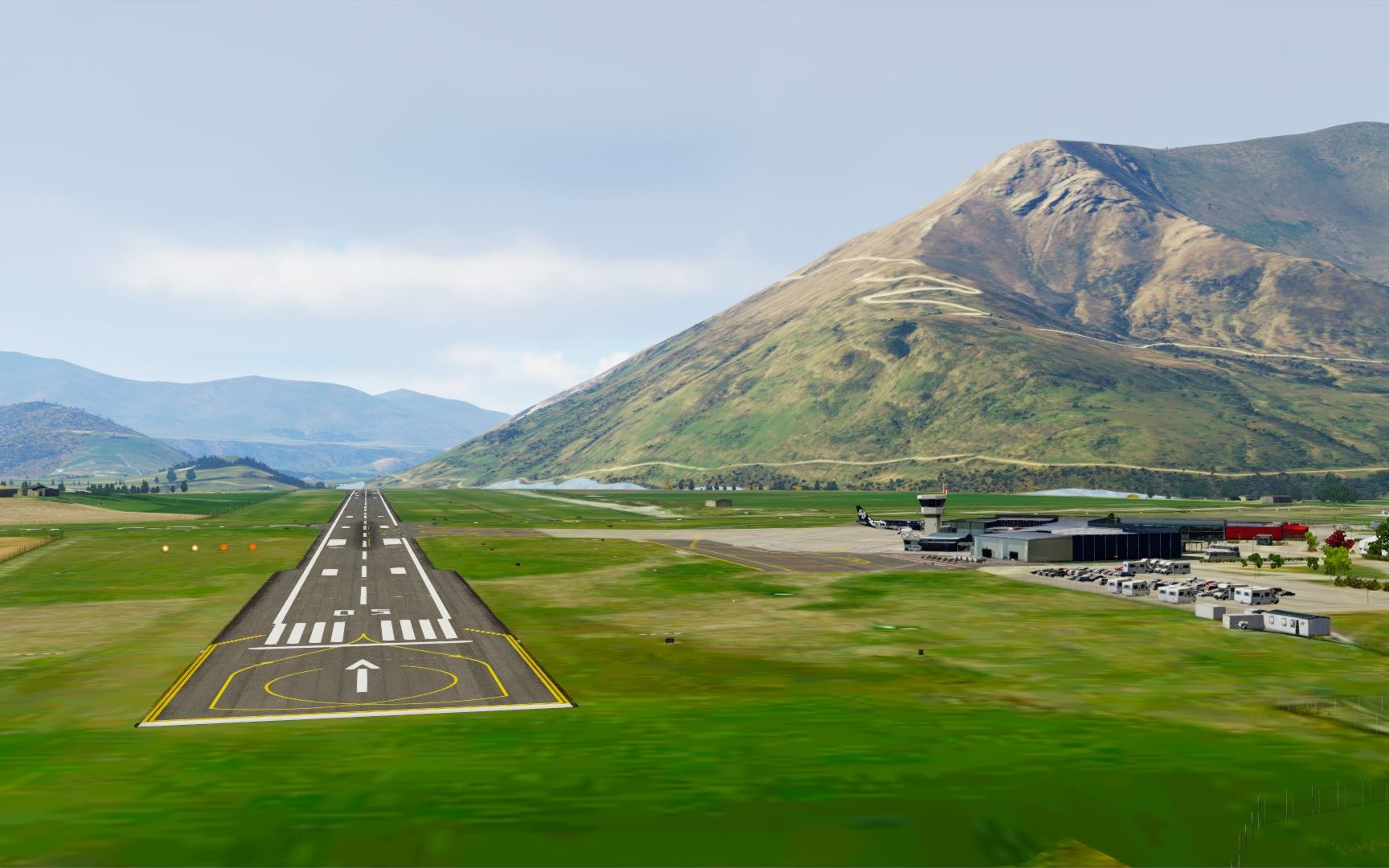 p3dv5 fsl a320 nzqn 新西兰 皇后镇机场 rnp z rwy05 落地