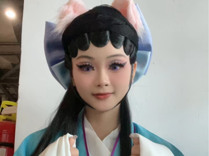 京剧猫小青妆教,超简单
