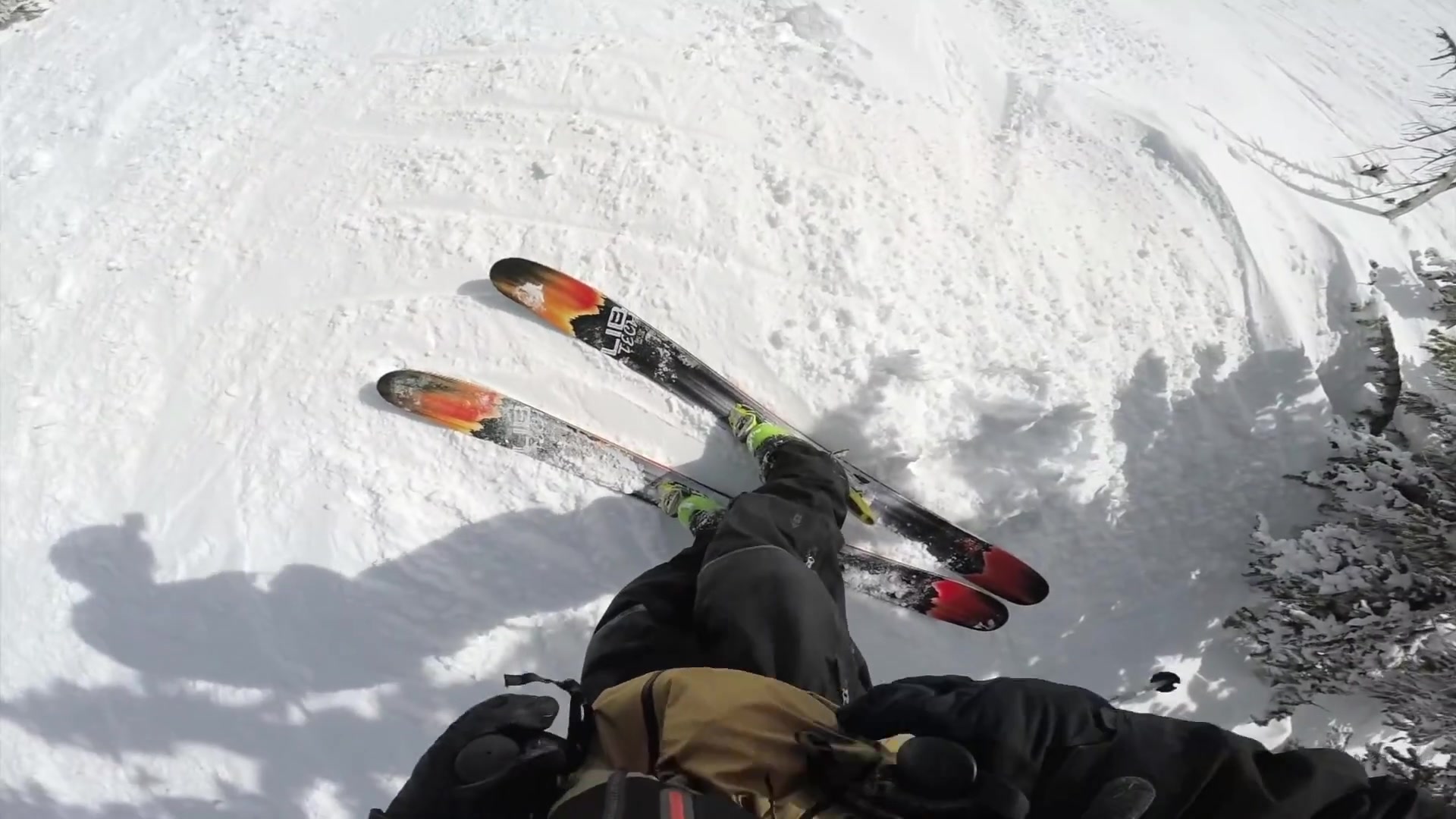 带大家滑雪 第一视角