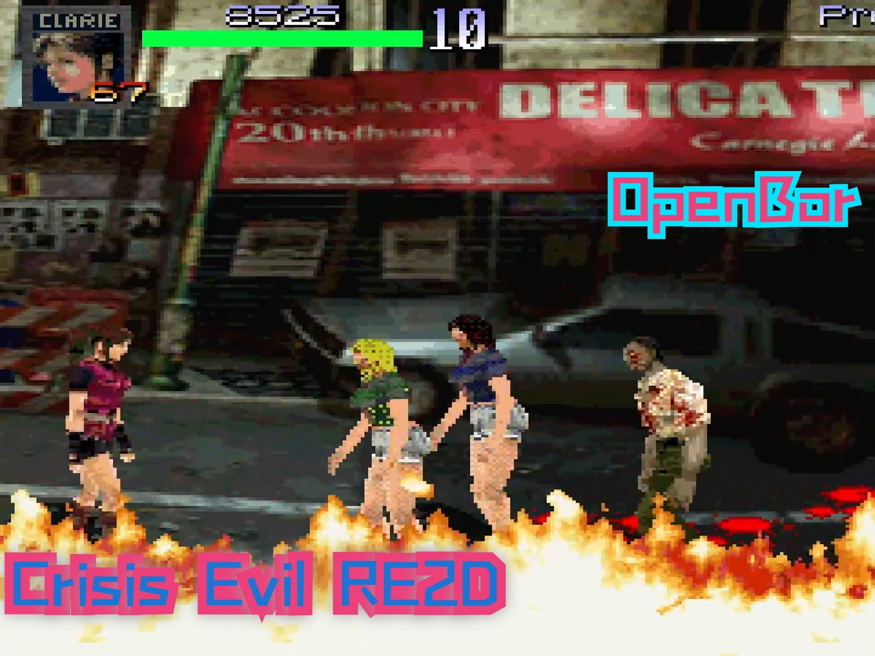 Resident Evil 2 《2D街机版》生化危机2游戏实况