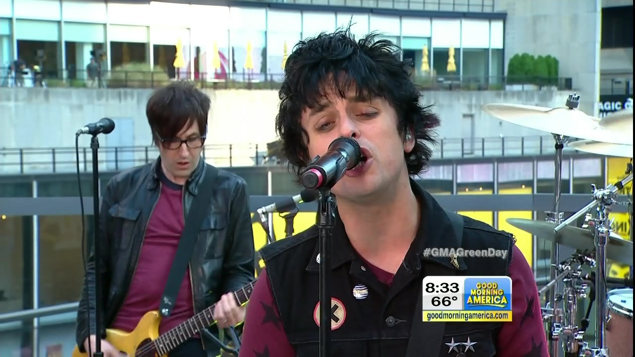 [图]【综艺】Green Day - Good Morning America 2012 早安美国 电视现场