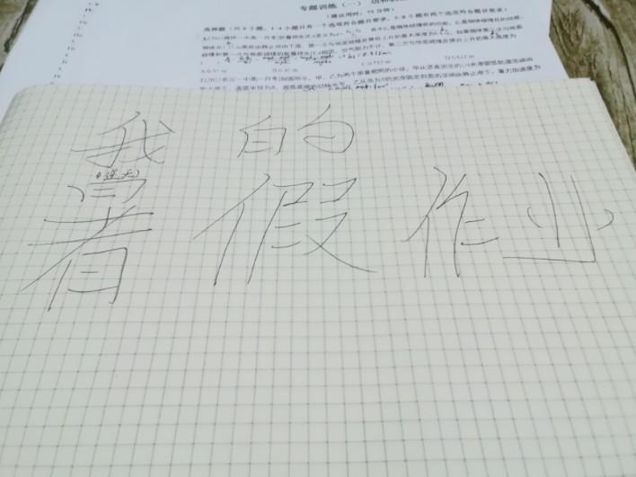 [图]我的（逆天）暑假作业