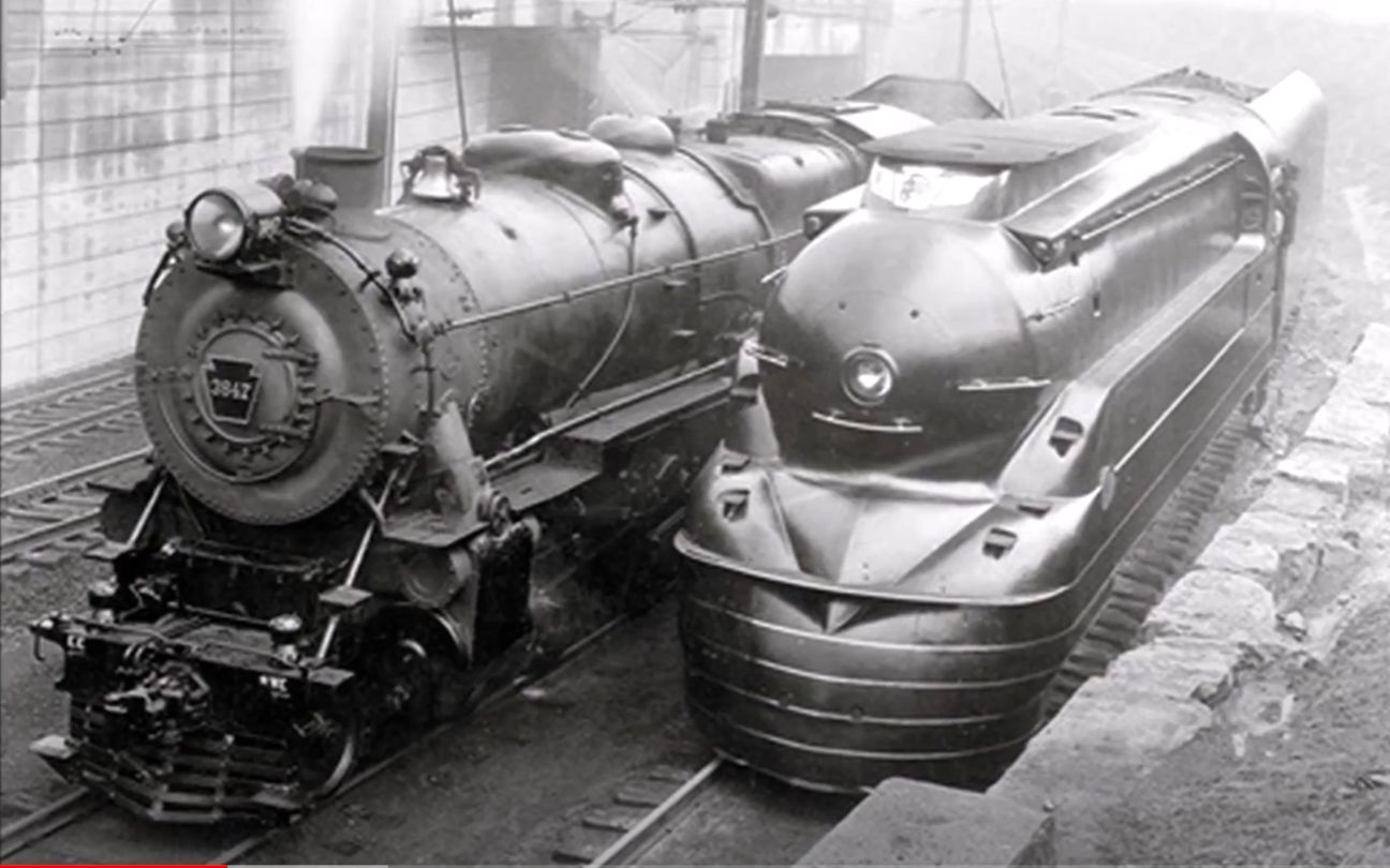 宾铁prrk4s型蒸汽机车套上壳的k4