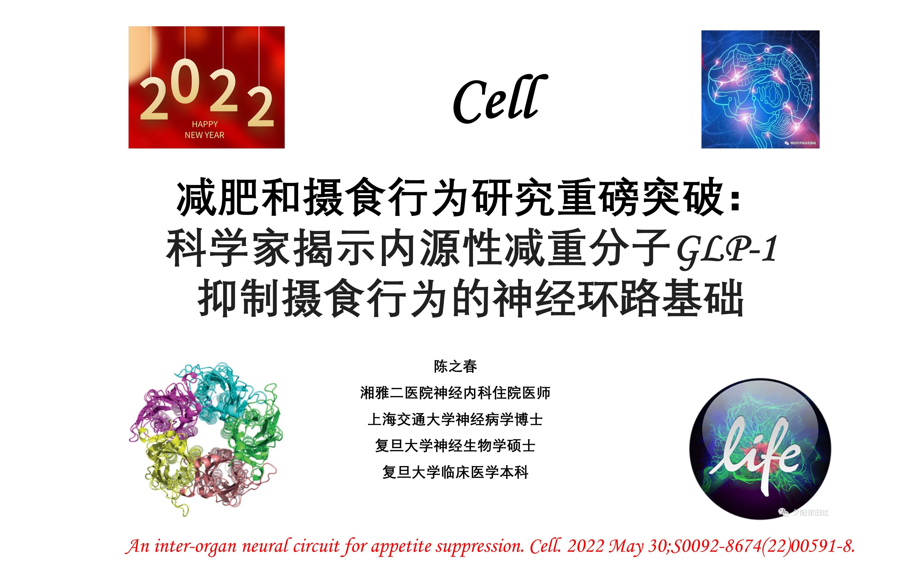 Cell—减肥和摄食行为研究重磅突破: 科学家揭示内源性减重分子GLP1抑制摄食行为的神经环路基础哔哩哔哩bilibili