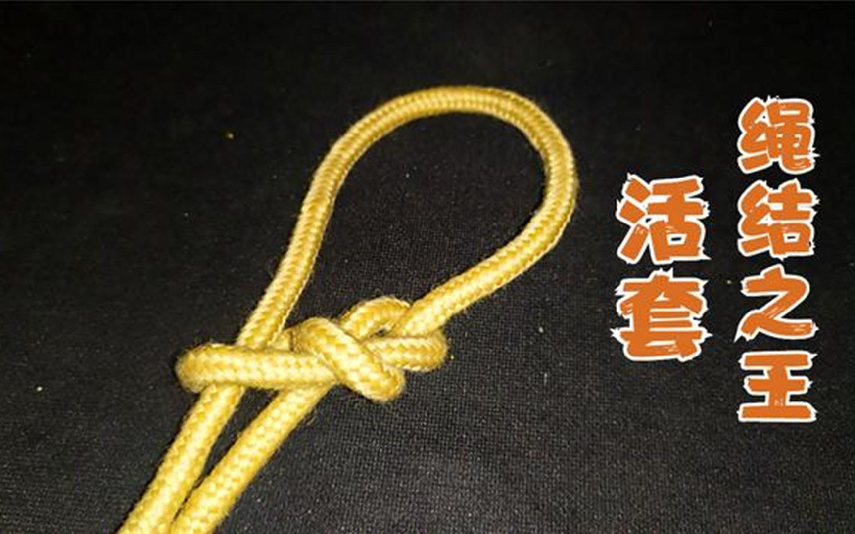 活套称人结,多用于航海,狩猎,吊送物体,拉紧被救者,坚固易解