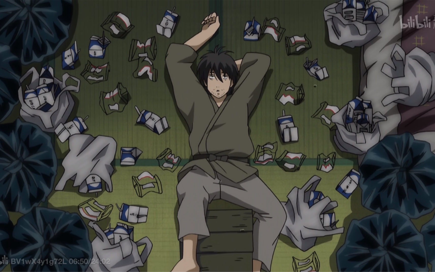 【银魂】山崎退&红豆面包|我的精神状态be like_哔哩哔哩_bilibili