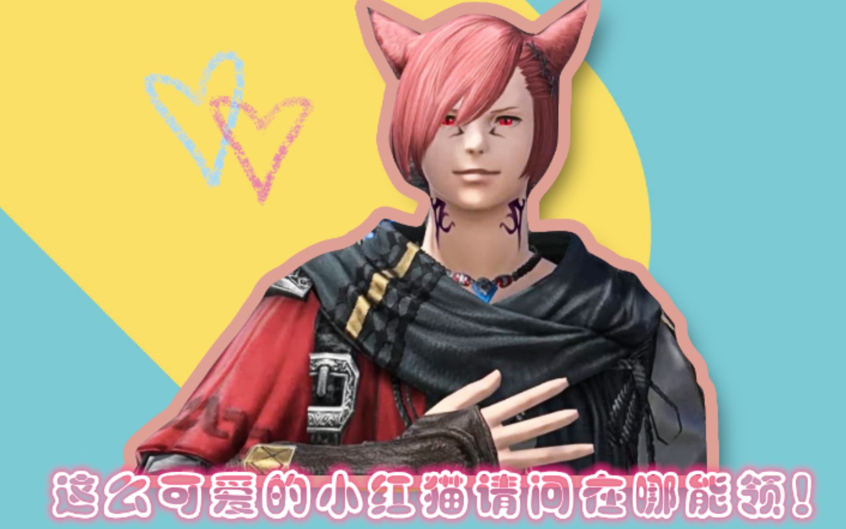 【最终幻想14】水晶公大揭秘!这才是小红猫的真实声音!