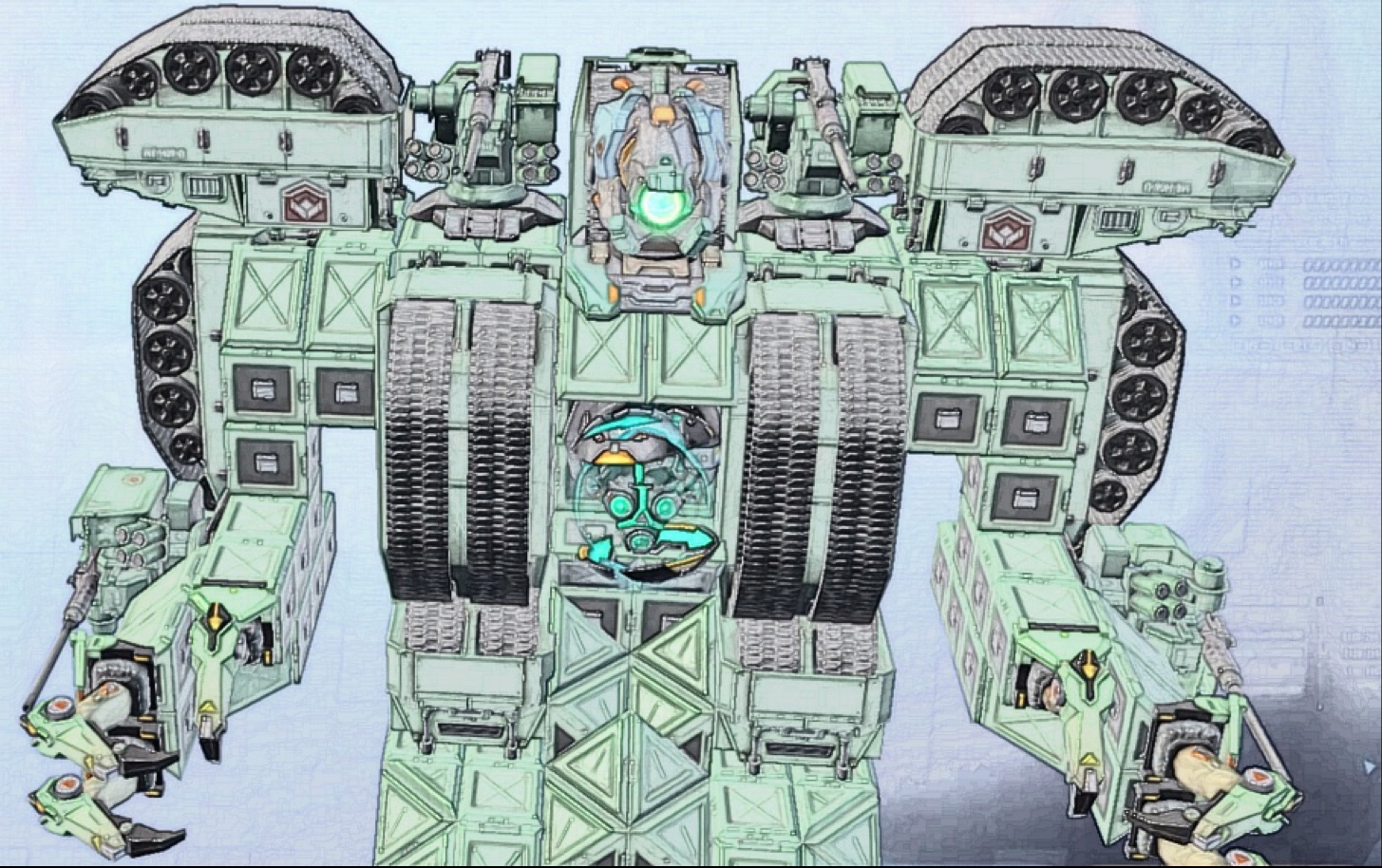 【重装上阵】战斗 人形激斗履带机甲"巨象"!突破体型极限!