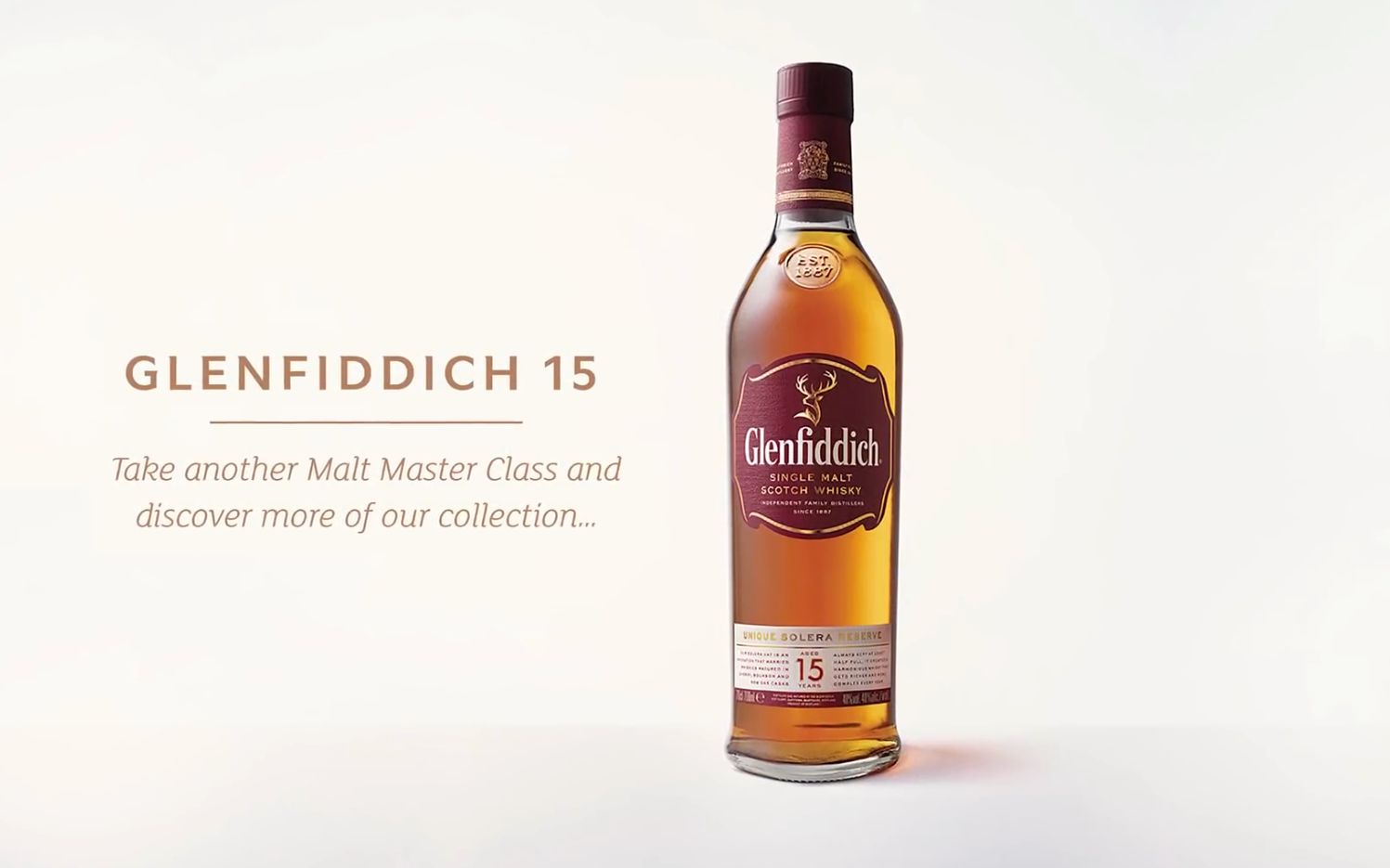 威士忌宣传片glenfiddich 15 year old | speyside | scotch