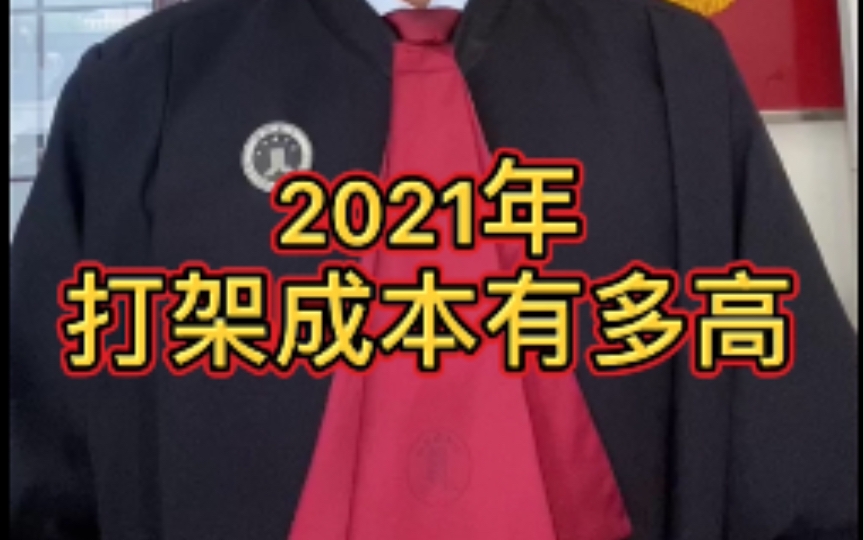 2021年打架成本有多高?看完你就知道了.要过年了,提醒各位打架成本高,出手需谨慎!哔哩哔哩bilibili