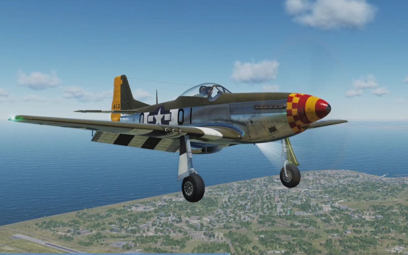 dcs:p51h五边进场