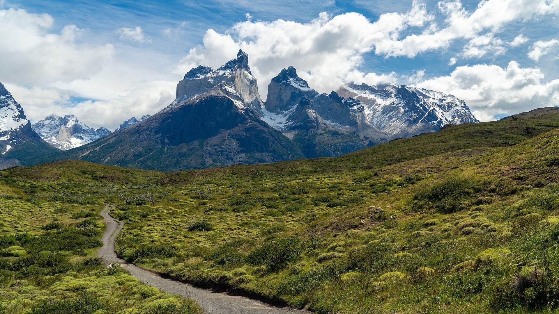 智利,百内国家公园中的科迪勒拉佩恩山脉(08 rm