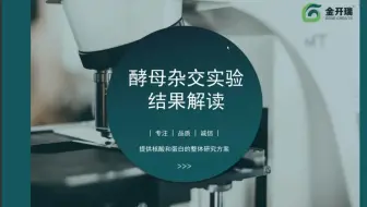 酵母杂交结果解读：从原理到对应图全解